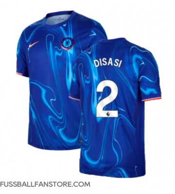 Chelsea Axel Disasi #2 Replik Heimtrikot 2024-25 Kurzarm